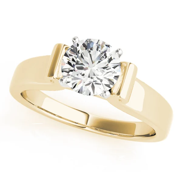 Cathedral Solitaire Engagement Ring - Image 4