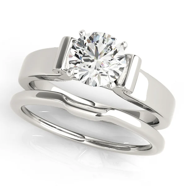 Cathedral Solitaire Engagement Ring - Image 3