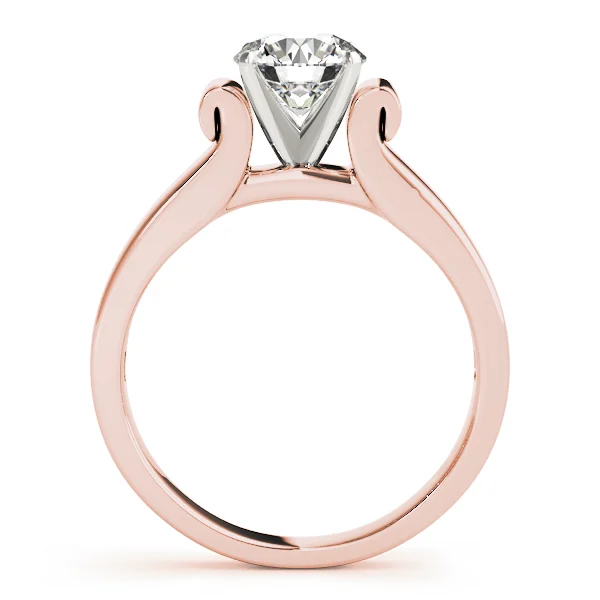 Cathedral Solitaire Engagement Ring - Image 8