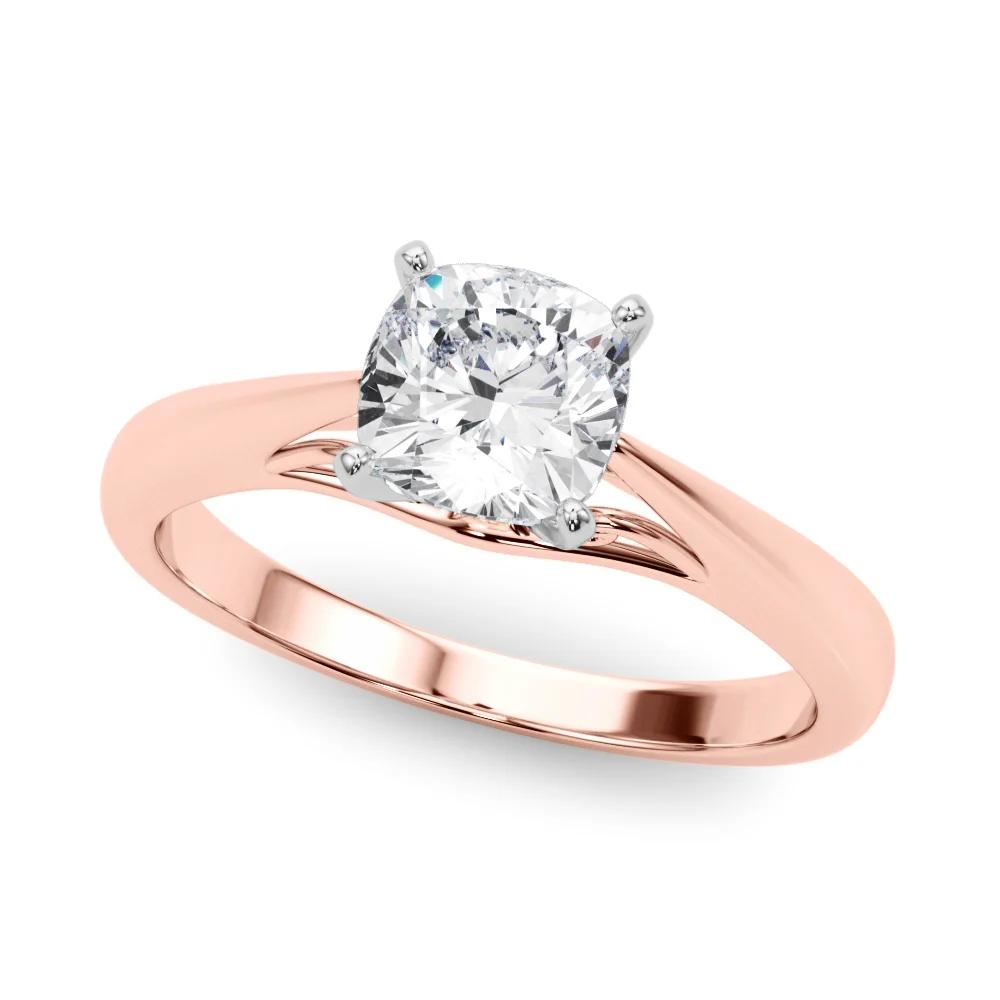 Solitaire Cathedral Engagement Ring - Image 56