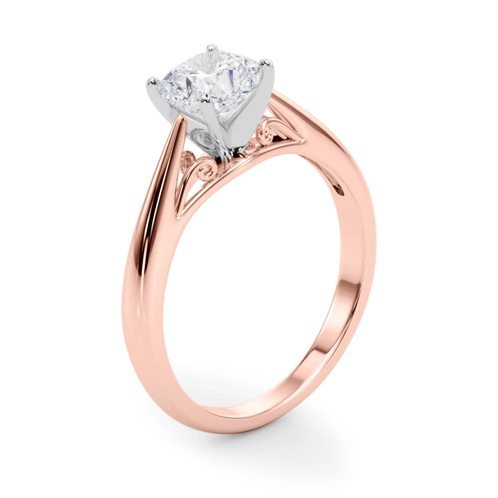 Solitaire Cathedral Engagement Ring - Image 60