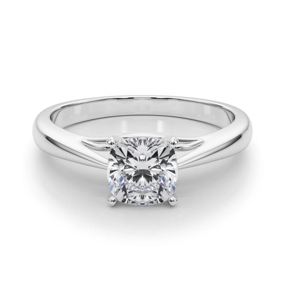 Solitaire Cathedral Engagement Ring - Image 48