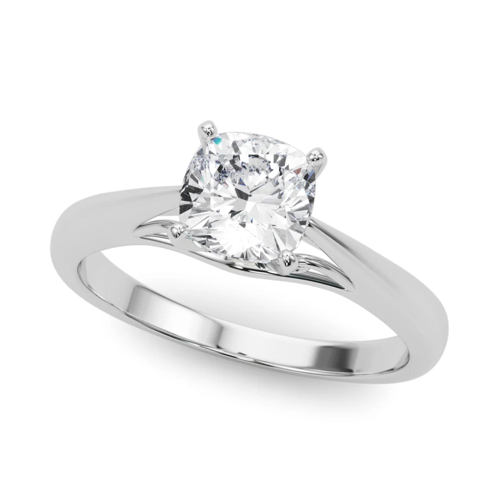 Solitaire Cathedral Engagement Ring - Image 46