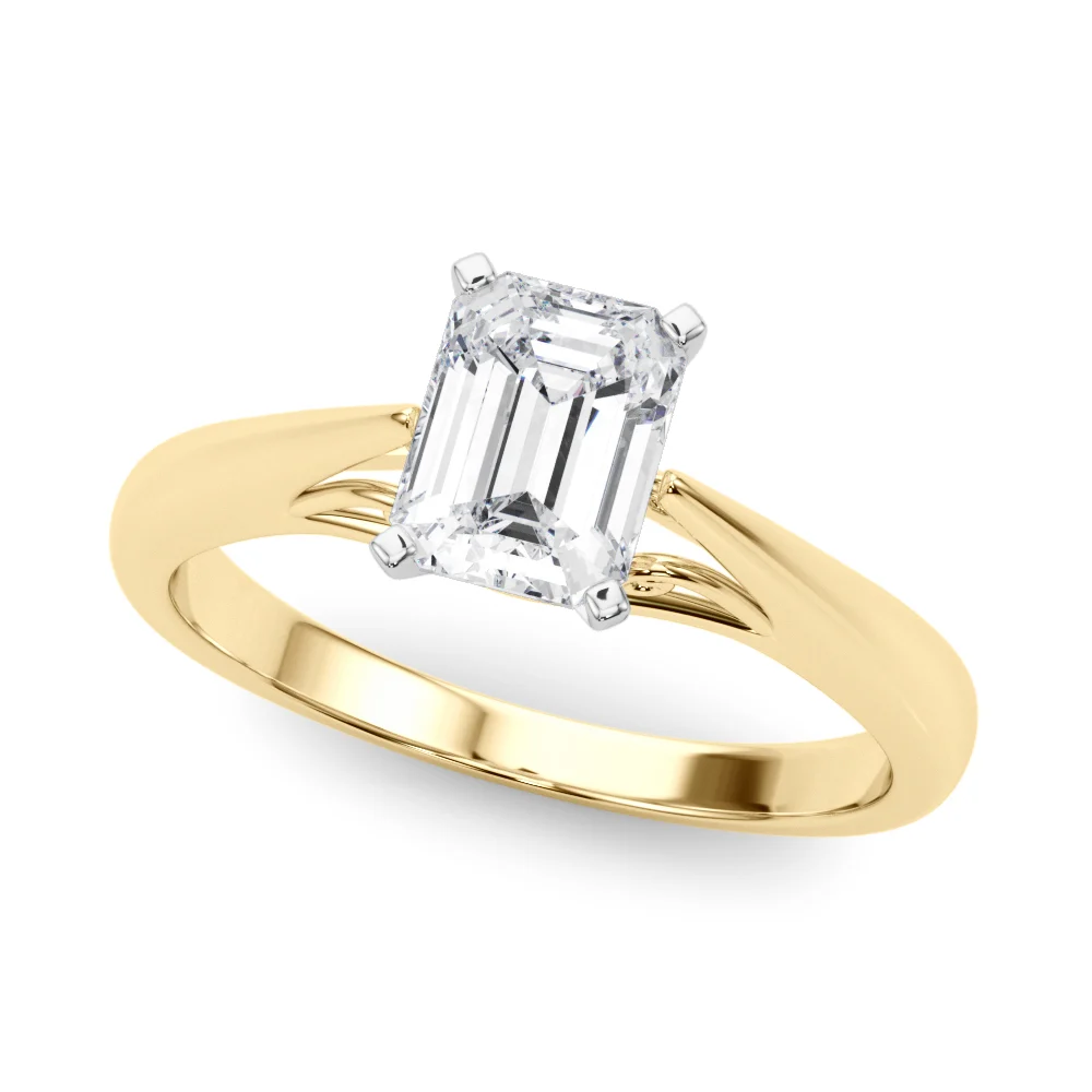 Solitaire Cathedral Engagement Ring - Image 21