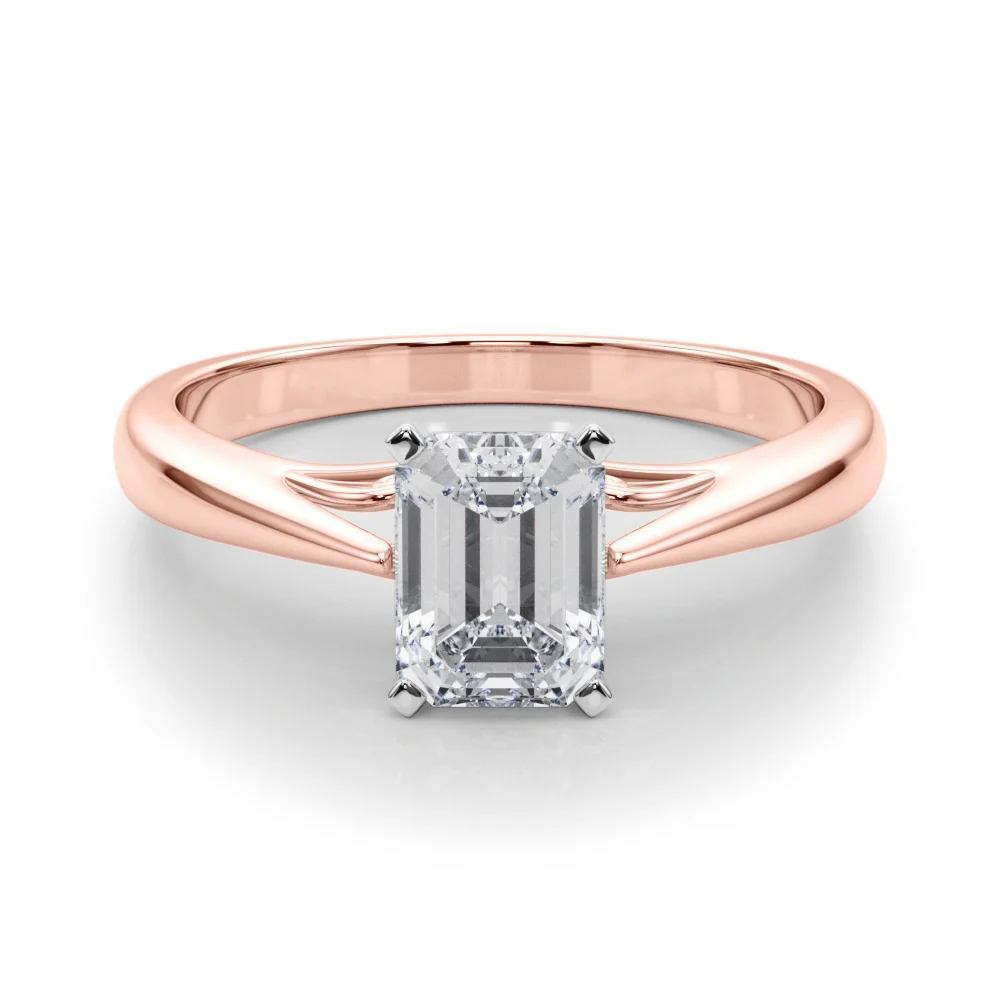 Solitaire Cathedral Engagement Ring - Image 28