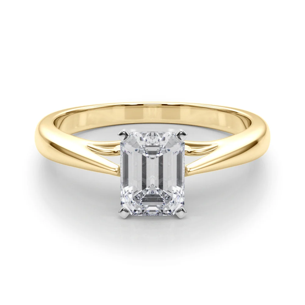 Solitaire Cathedral Engagement Ring - Image 23