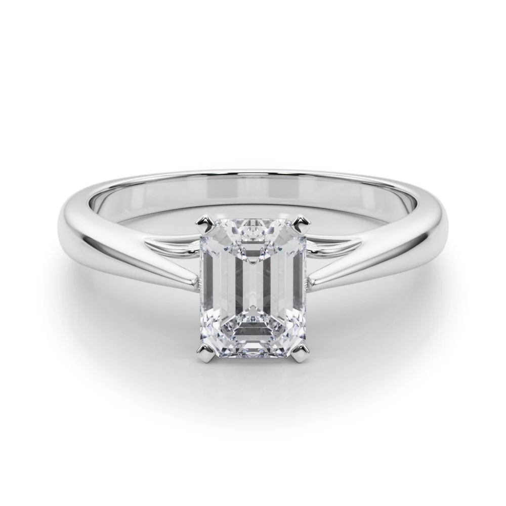 Solitaire Cathedral Engagement Ring - Image 18