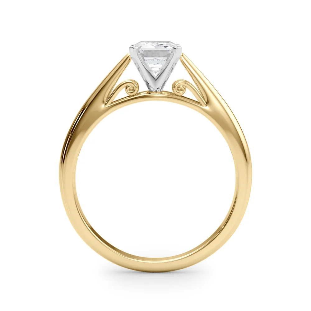 Solitaire Cathedral Engagement Ring - Image 22