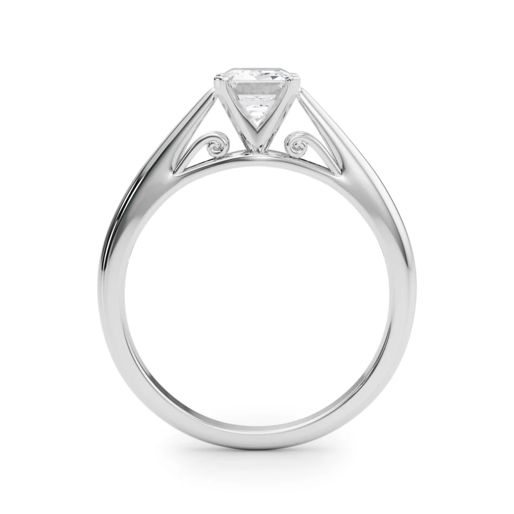 Solitaire Cathedral Engagement Ring - Image 17