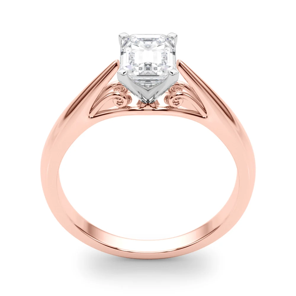 Solitaire Cathedral Engagement Ring - Image 29