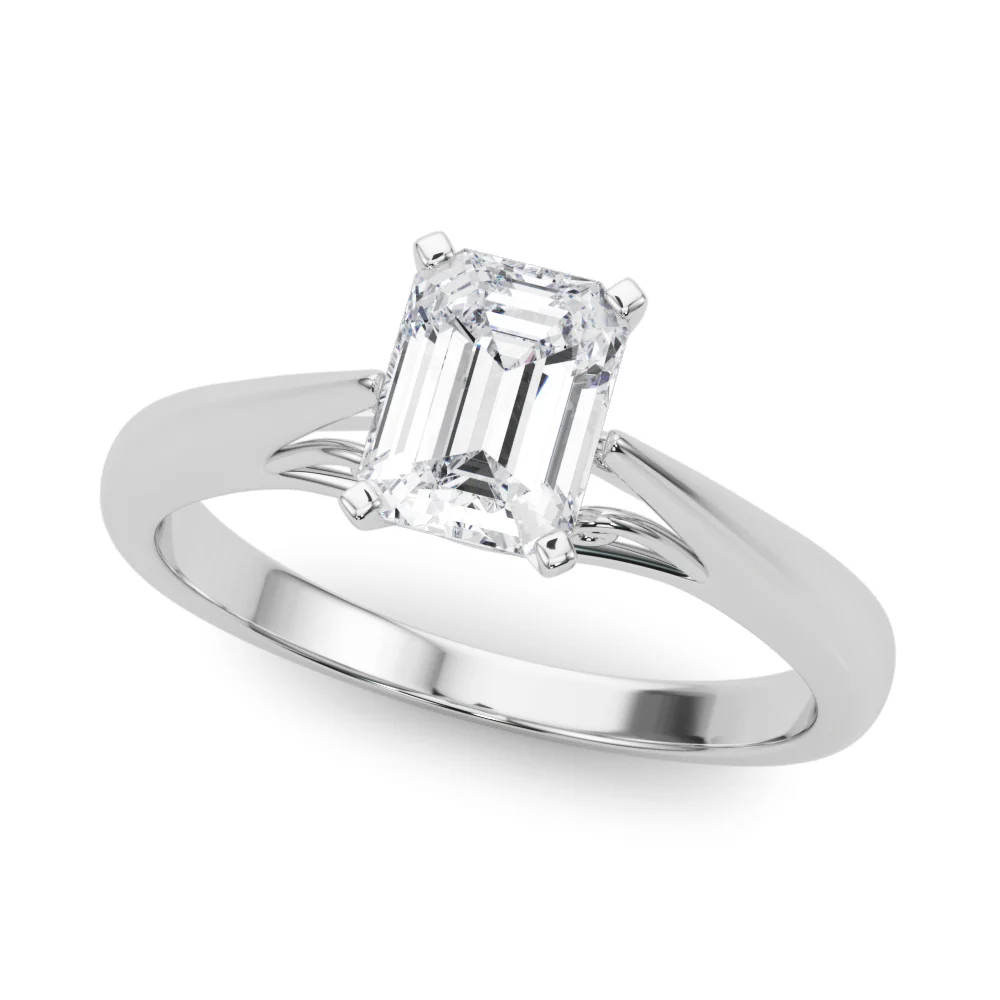Solitaire Cathedral Engagement Ring - Image 16