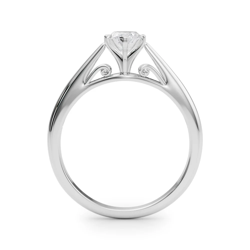 Solitaire Cathedral Engagement Ring - Image 92