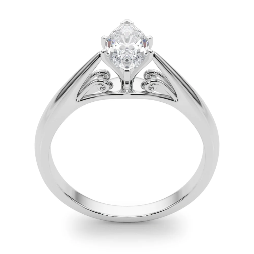 Solitaire Cathedral Engagement Ring - Image 94