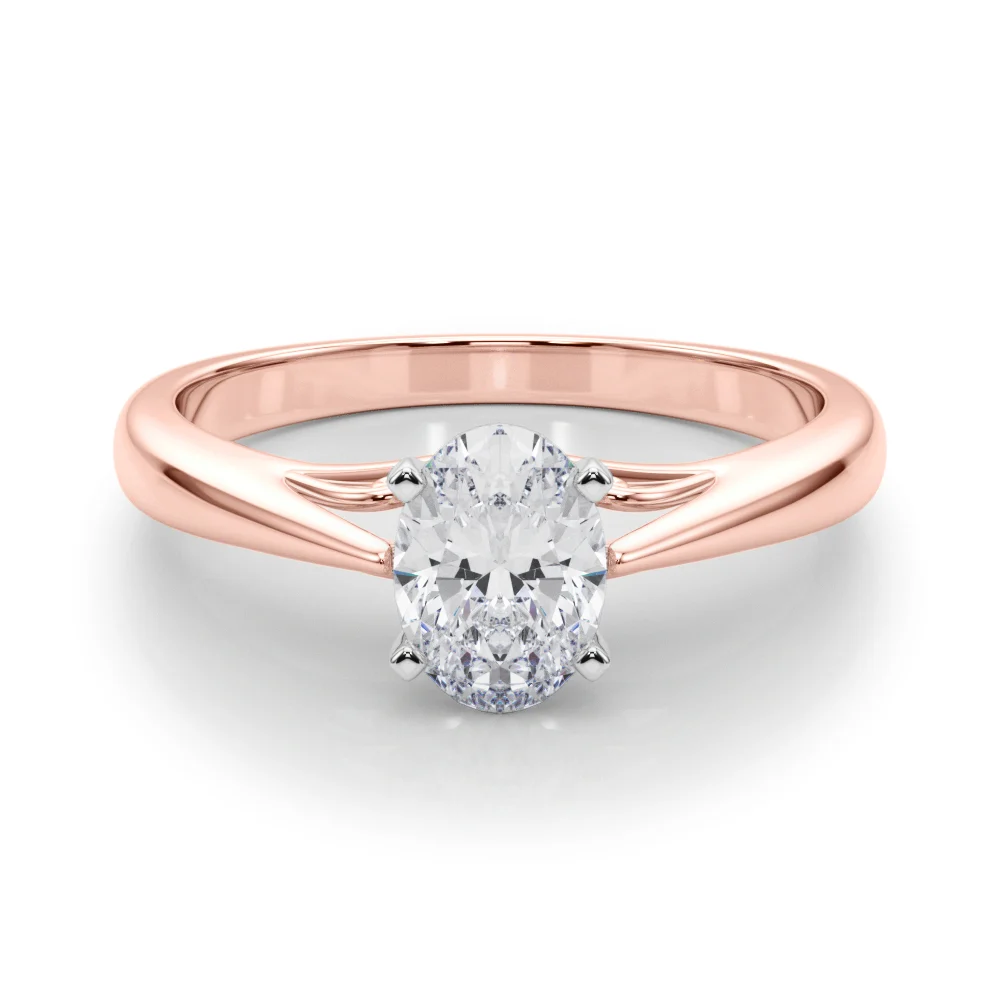 Solitaire Cathedral Engagement Ring - Image 43