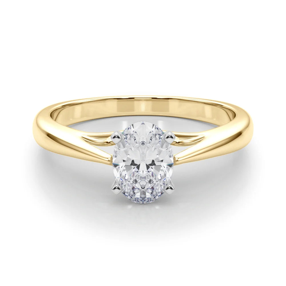 Solitaire Cathedral Engagement Ring - Image 38