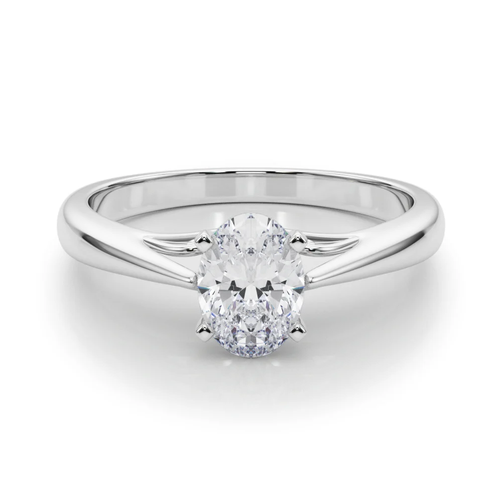 Solitaire Cathedral Engagement Ring - Image 33