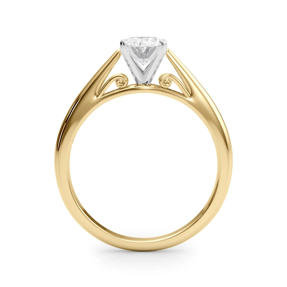Solitaire Cathedral Engagement Ring - Image 37