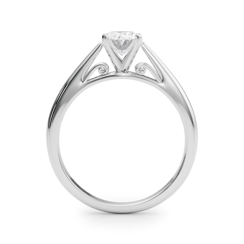 Solitaire Cathedral Engagement Ring - Image 32