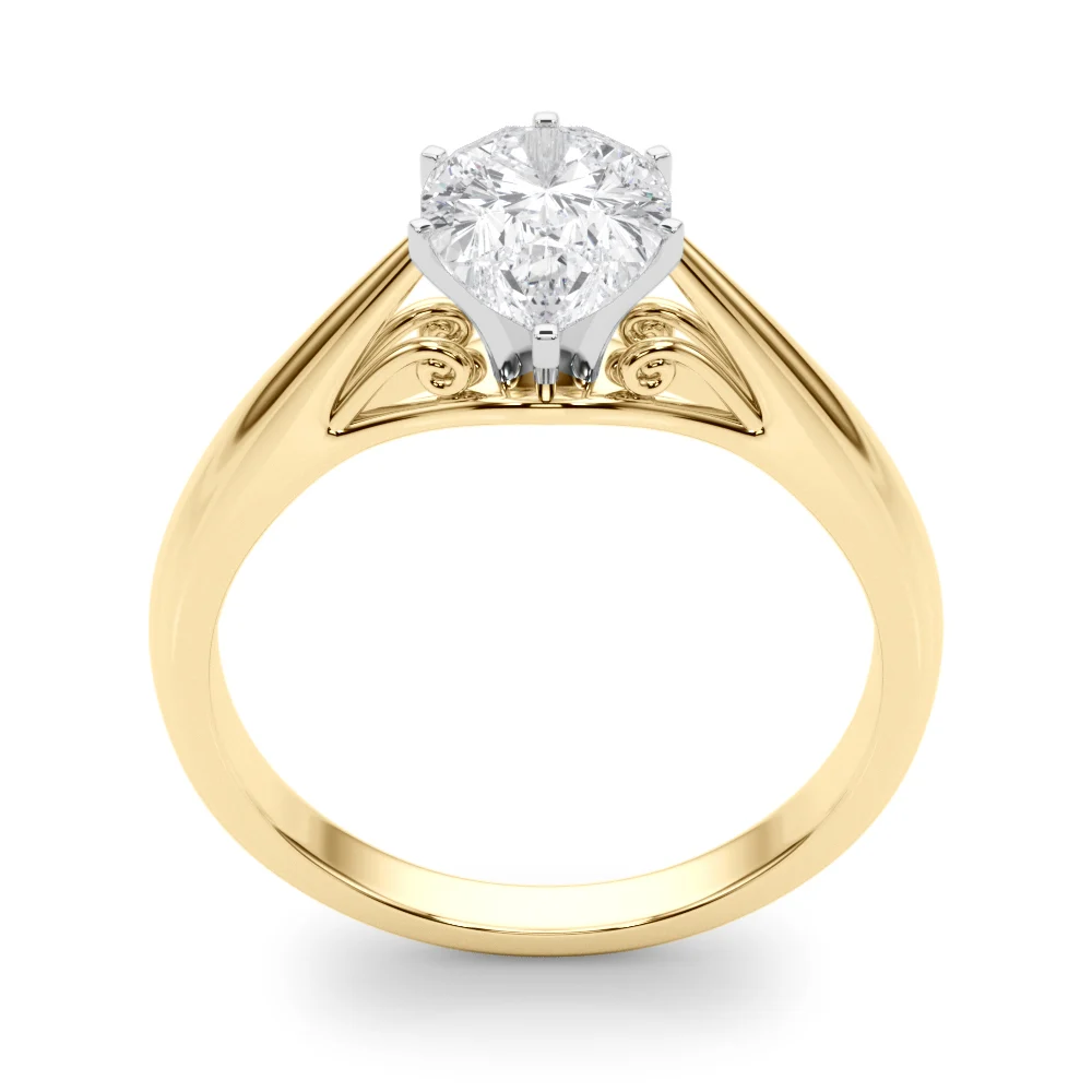 Solitaire Cathedral Engagement Ring - Image 84