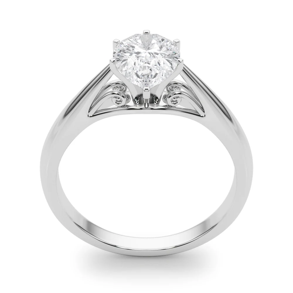 Solitaire Cathedral Engagement Ring - Image 79