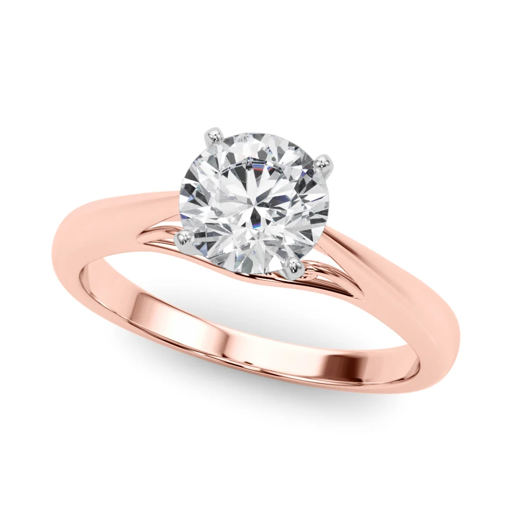 Solitaire Cathedral Engagement Ring - Image 11