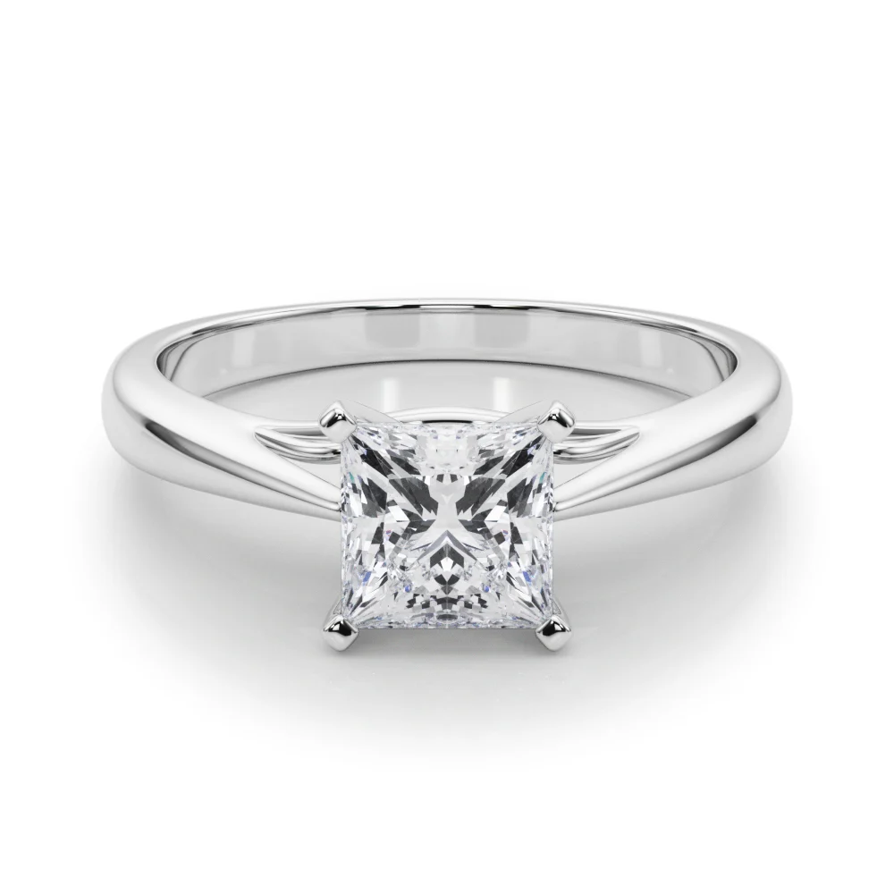 Solitaire Cathedral Engagement Ring - Image 63