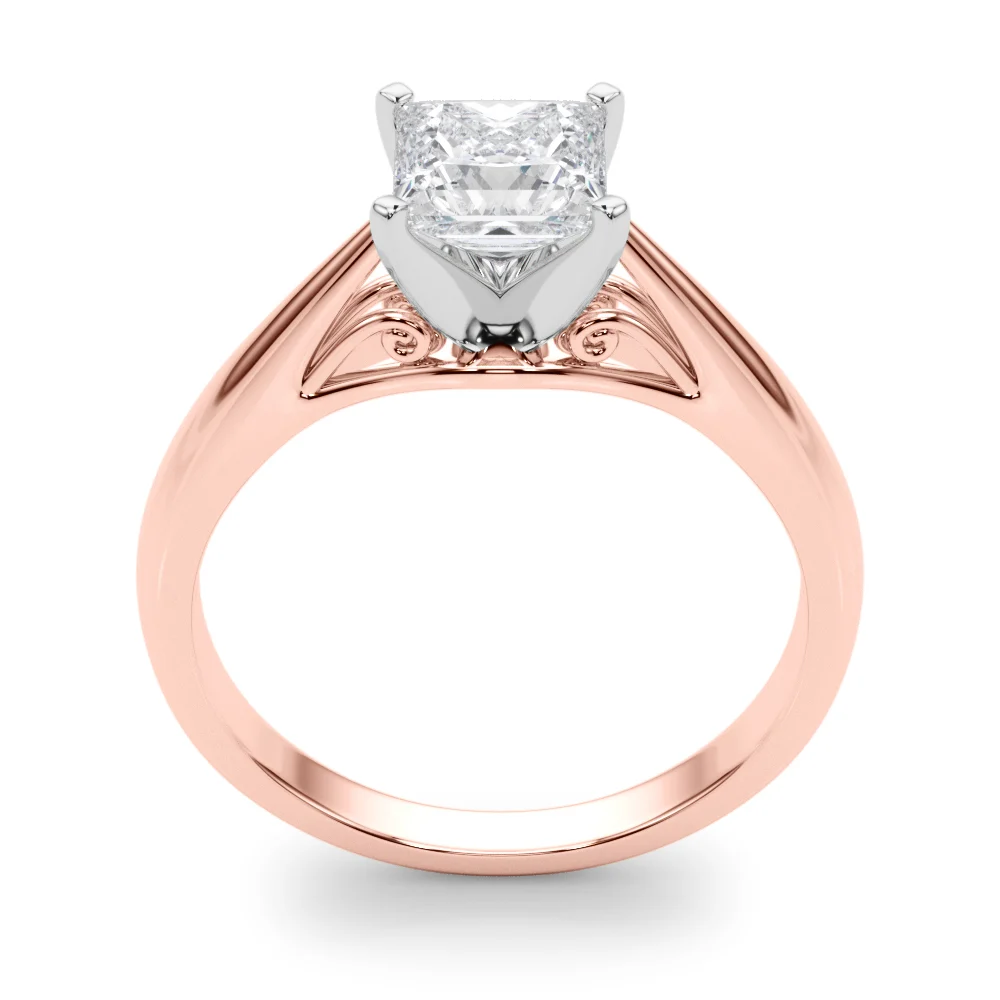 Solitaire Cathedral Engagement Ring - Image 74