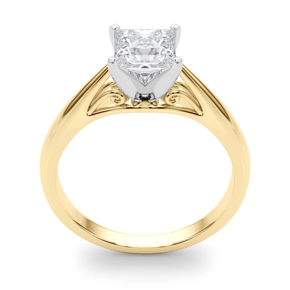 Solitaire Cathedral Engagement Ring - Image 69