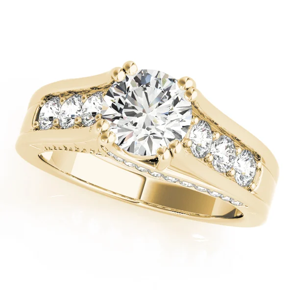 Channel Set Single Row Engagement Ring - Image 4