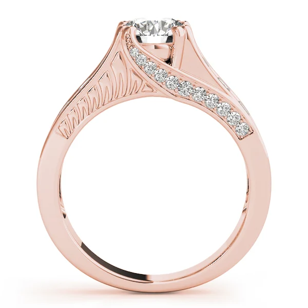 Channel Set Single Row Engagement Ring - Image 8