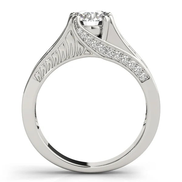 Channel Set Single Row Engagement Ring - Image 2