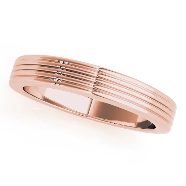 Gold Wedding Band - Image 5