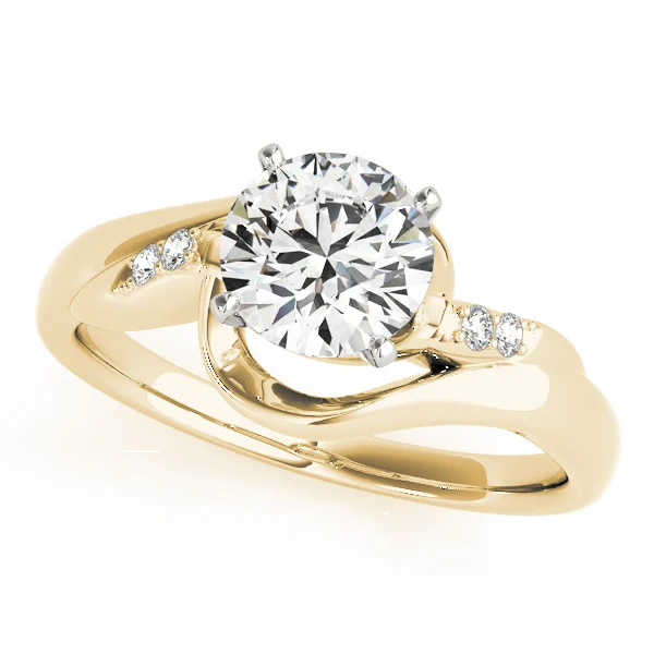Bypass Swirl Engagement Rings - Image 4