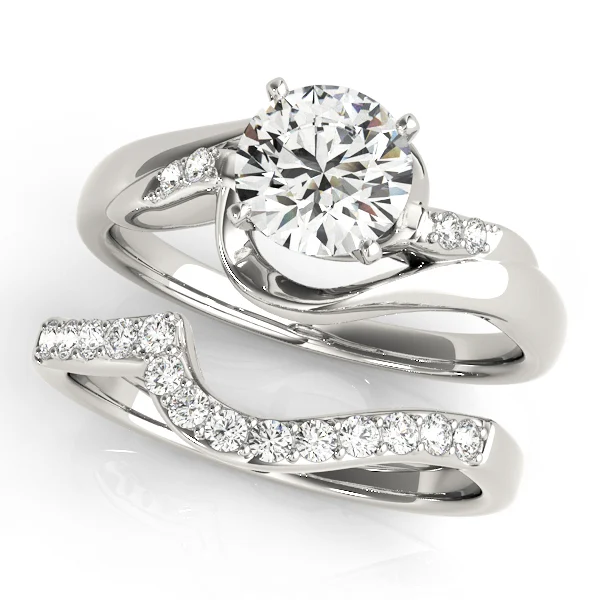 Bypass Swirl Engagement Rings - Image 3