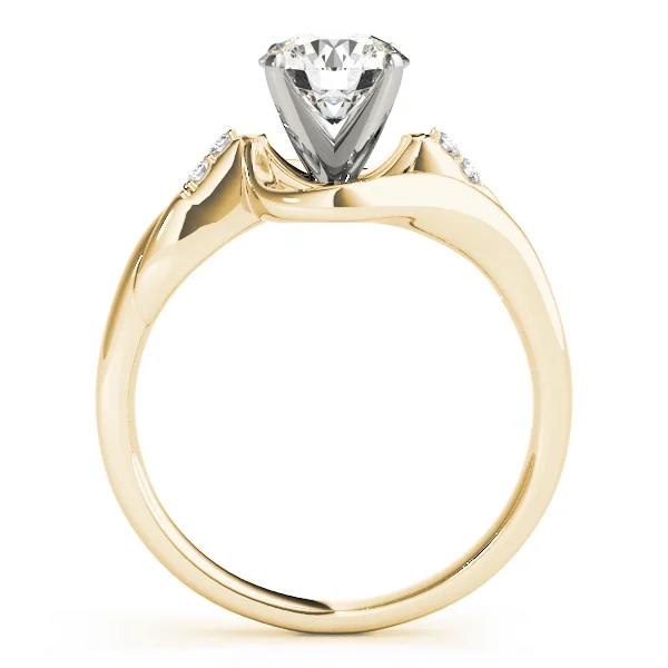 Bypass Swirl Engagement Rings - Image 5
