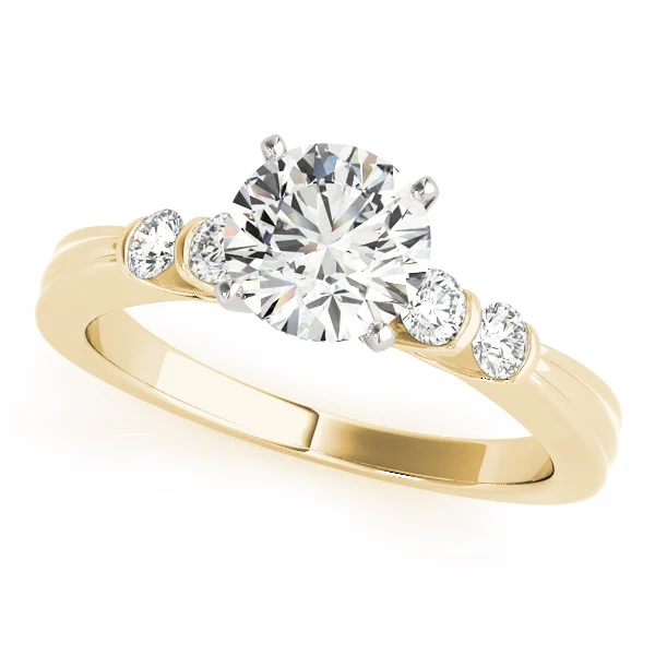 Single Row Prong Set Engagement Rings - Image 4