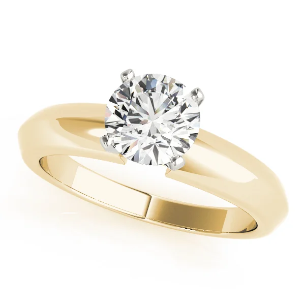 Solitaire Peghead Engagement Ring - Image 4