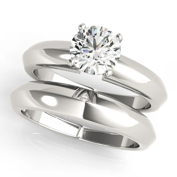 Solitaire Peghead Engagement Ring - Image 3