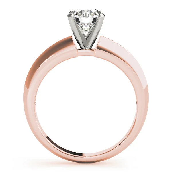 Solitaire Peghead Engagement Ring - Image 8