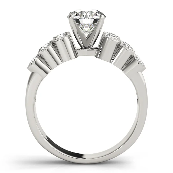 Multirow Milgrain Engagement Rings - Image 2