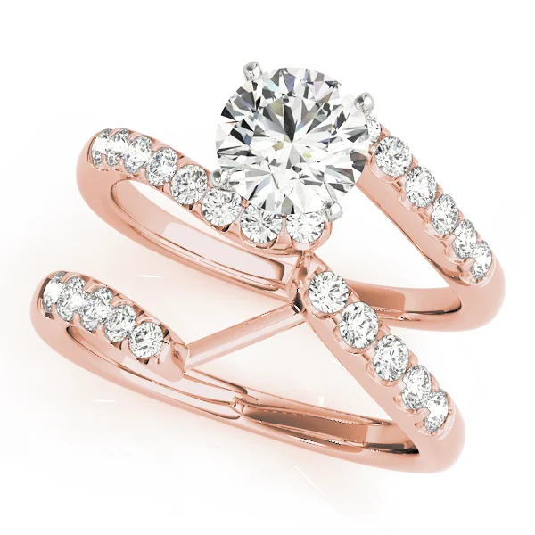 Bypass Split Prong Engagement Rings - Image 9