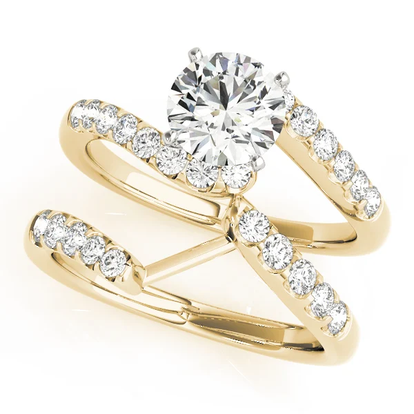 Bypass Split Prong Engagement Rings - Image 6