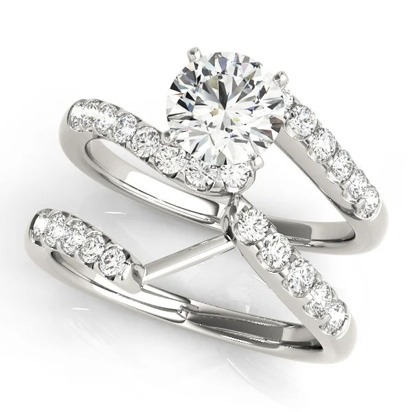 Bypass Split Prong Engagement Rings - Image 3