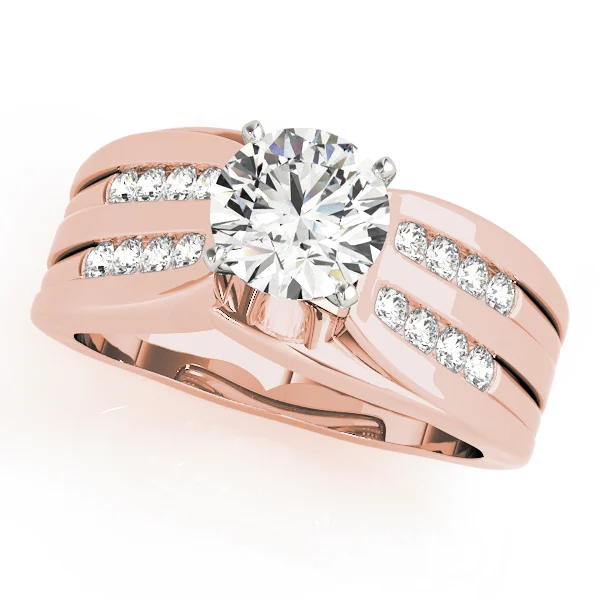 Multirow Channel Set Engagement Ring - Image 7