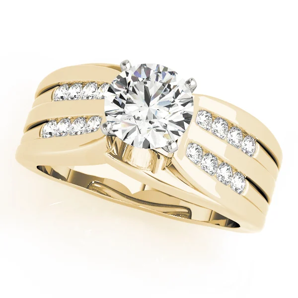 Multirow Channel Set Engagement Ring - Image 4