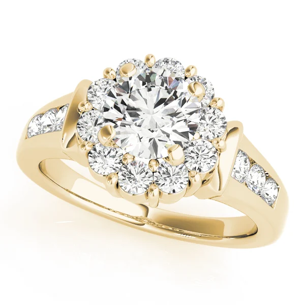 ENGAGEMENT RINGS HALO ROUND - Image 4