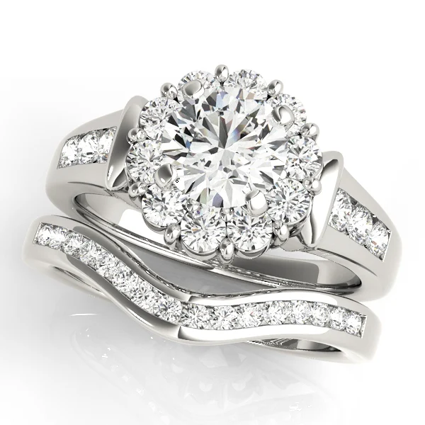 ENGAGEMENT RINGS HALO ROUND - Image 3