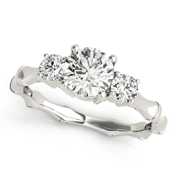 3-Stone Round Engagement Ring