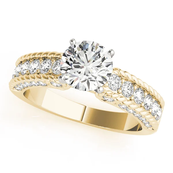 Channel Set Single Row Engagement Ring - Image 4