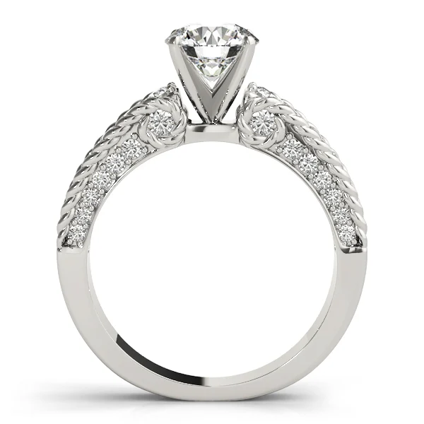 Channel Set Single Row Engagement Ring - Image 2